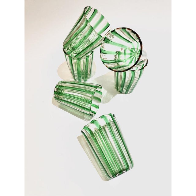 Italian Murano Glasses by Angelo Ballarin, 2004, Set of 6 For Sale - Image 10 of 18