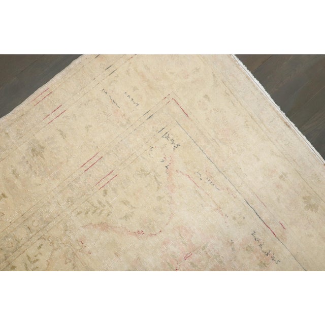 Beige Early 20th Century Zabihi Collection Turkish Mercerized Cotton Rug - 6'7" x 9'11" For Sale - Image 8 of 12