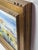 Traditional Late 20th Century Ray Simonini Mediterranean Village Oil Painting, Heavy Impasto, Blue & Gold For Sale - Image 3 of 18