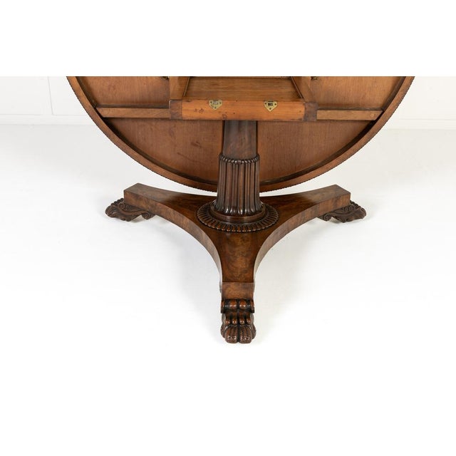 Large 19th Century English Regency Mahogany Centre Table For Sale - Image 11 of 12