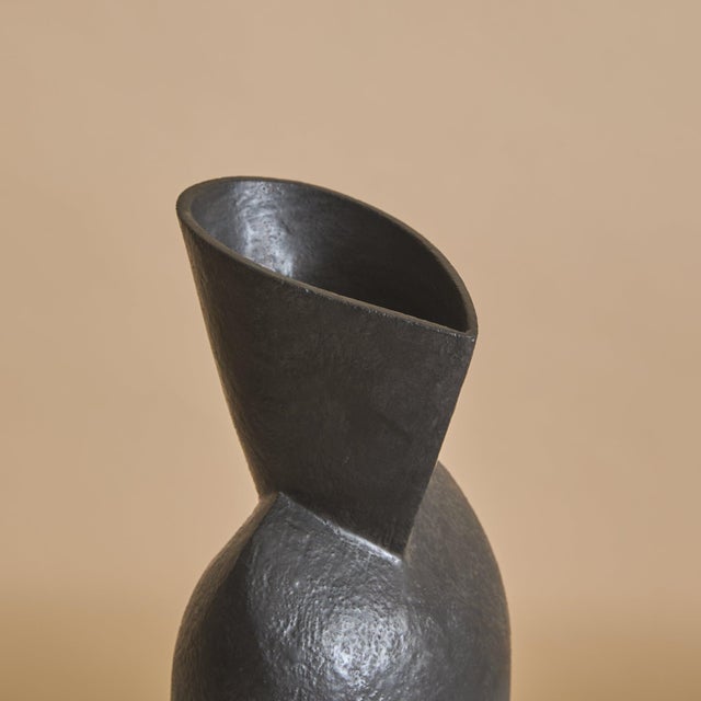 Contemporary French Ceramic Vase by André Bloch For Sale In Chicago - Image 6 of 8