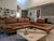 Mid-Century Modern Late 20th Century Nicoletti-Calia Leather Sectional For Sale - Image 3 of 14