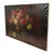 Beautiful large floral still life, painting of a colorful bouquet of roses in a copper kettle, painted in a classical...