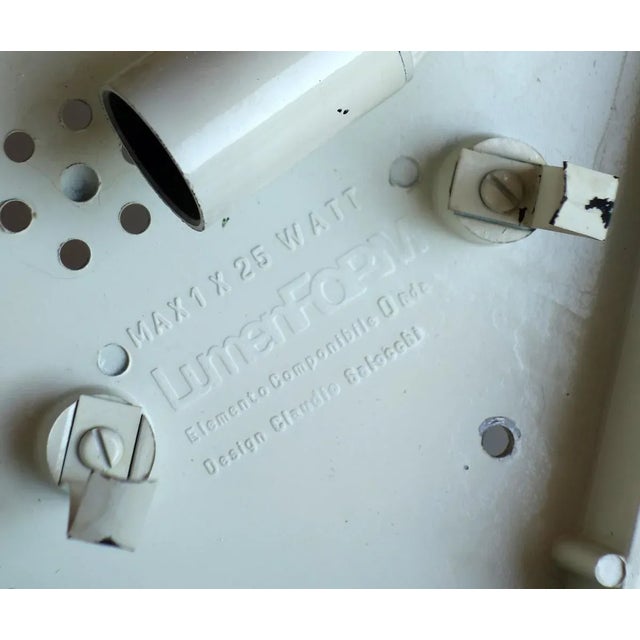 Italian Onda Wall Lamp by Claudio Salocchi, 1960s For Sale - Image 3 of 5