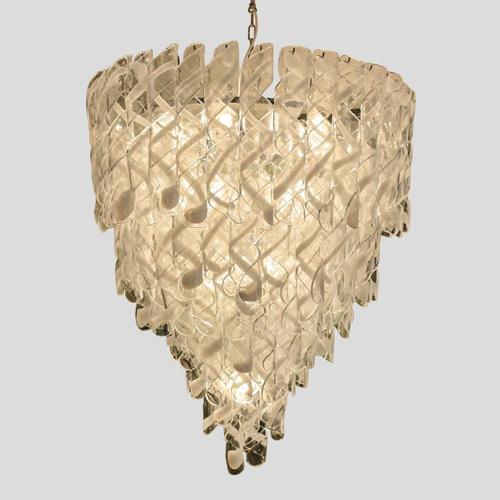 1950s Murano Glass Torciglione Ceiling Light, 1950s For Sale - Image 5 of 5