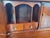 Vintage Writing Bureau Desk in Leather and Mahogany, 1960s For Sale - Image 11 of 18