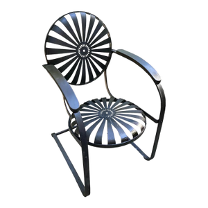 Francois Carre Petite Cantilever Iron Rocking Chair