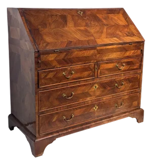 18th Century American Walnut Fall Front Desk Bureau