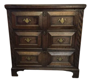 18th Century Oak Jacobean Chest of Drawers, 1680s