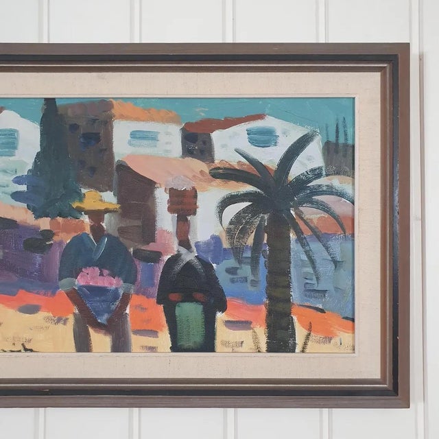 Tage Gavik, Sitke Spain, 1960s, Oil on Canvas For Sale - Image 12 of 18