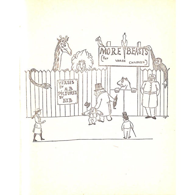 1920s "The Bad Child's Book of Beasts, Together With More Beasts for Worse Children and Cautionary Tales" 1928 Belloc H. [Verses By] & b.t.b. [Pictures By] For Sale - Image 5 of 10