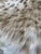 Mid-Century Modern Luxe Faux Lynx Fur Christmas Tree Skirts in White, Antique White & Taupe For Sale - Image 3 of 12