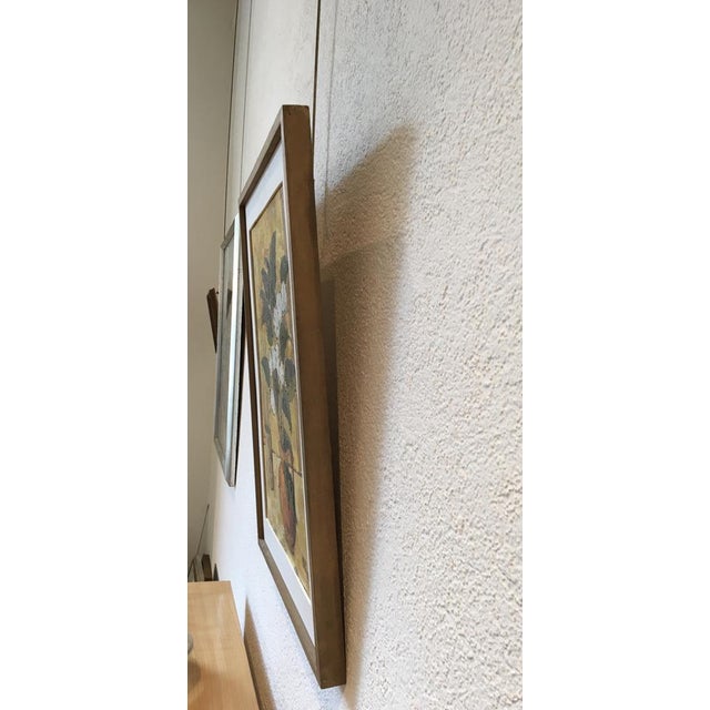 Jean-Jacques Boimond, Fleurs blanches et pinceaux, 1989, Oil on Canvas, Framed For Sale - Image 7 of 9