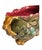 French Country 19th Century French Majolica Chesnut Jardinière Onnaing For Sale - Image 3 of 11