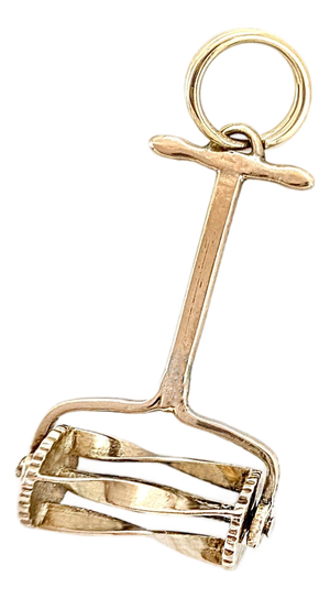 Vintage 10k Articulating Hand Push Lawn Mower Charm