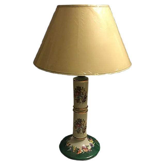 Porcelain Table Lamp, 1980s For Sale