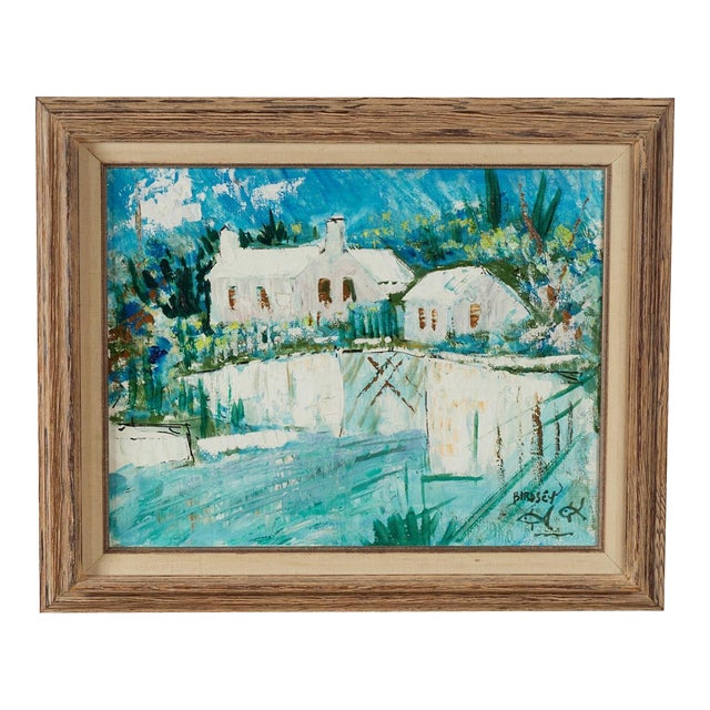 Tropical Painting of Bermuda by Alfred Birdsey For Sale