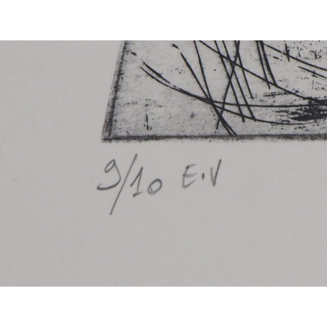 Agnès Dubart, Tribute to Munch, The Scream, 2009, Original Etching For Sale - Image 4 of 6