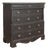 19th Century Large Black Chest of Five Drawers From Denmark For Sale