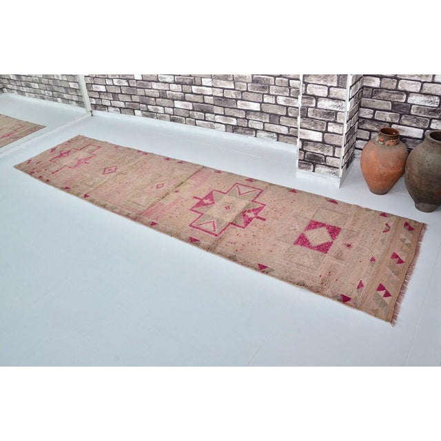 Handmade wool carpet in Turkish Anatolia , Vintage Oushak Rug,Turkish Vintage Anatolian Rug, Handmade wool Rug . One Of...