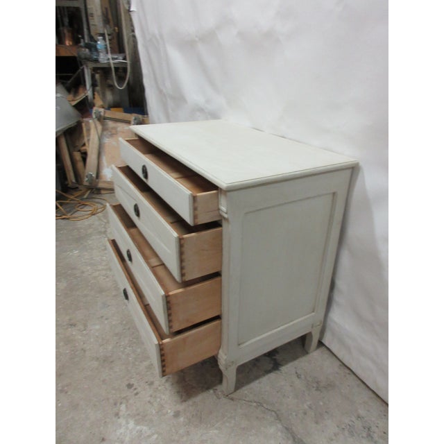 Contemporary Chest of Drawers Swedish Gustavian Style For Sale - Image 3 of 9