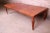 Brown Baker Furniture Neoclassical Inlaid Cherry and Burl Wood Extension Dining Table For Sale - Image 8 of 13