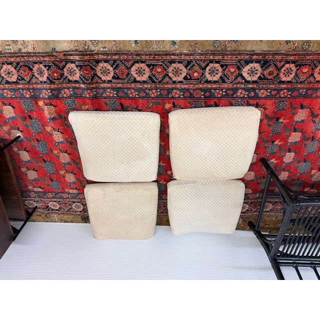 McGuire Organic Modern Rattan Cathedral Dining Chairs, Set of Four For Sale - Image 10 of 12