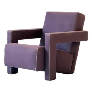 1980s Utrecht Lounge Chair by Gerrit Rietveld for Cassina For Sale