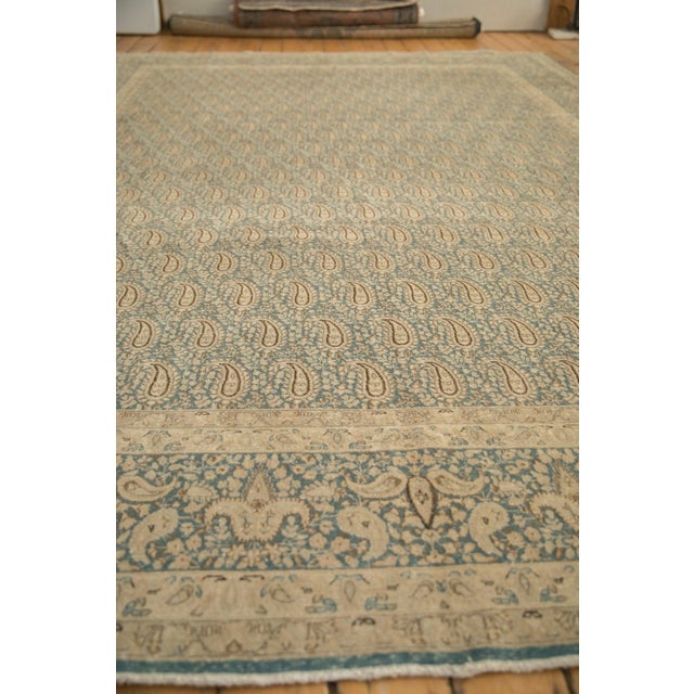 Old New House Vintage Distressed Meshed Carpet - 9'4" x 13'5" For Sale - Image 4 of 10