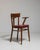 Red 19th Century France Mid-century Modern Red Wood Lounge Chair For Sale - Image 8 of 11