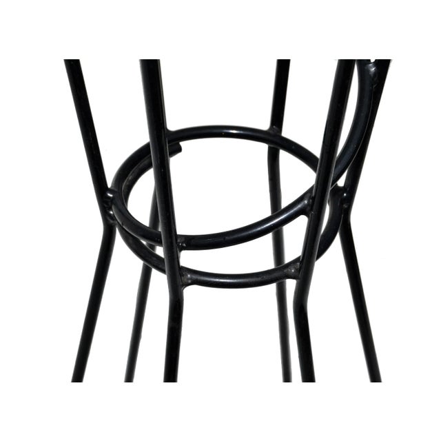 Mid-Century Modern 1 of 2 Roger Feraud Mid-Century Modern French Black & Gold Hat Rack, Space Age For Sale - Image 3 of 10