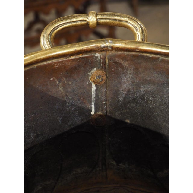 Circa 1900 Polished French Brass Folk Art Wine Cooler or Jardiniere For Sale - Image 10 of 18