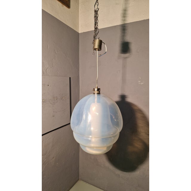 Polpo LS134 Pendant Light in Opalescent Murano Glass by Carlo Nason for Mazzega, 1980s For Sale - Image 14 of 15
