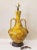 Vintage Yellow Drip Glaze Ceramic Lamp Gorgeous drip glaze lamp, presented in a wide body base, with substantial looping...