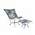 Navy Blue Puff Chair Complete Navajo Navy For Sale - Image 8 of 11