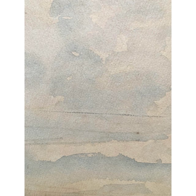 Original H. C. Pihl 1967 Watercolor of Hook Point, Cooper’s Island, British Virgin Islands, Framed With Museum Conservation Glass For Sale In San Antonio - Image 6 of 11