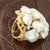 Gold 1980s Vintage Cellino 18k Diamond Natural Pearl Cocktail Ring, Size 5.75 For Sale - Image 8 of 11