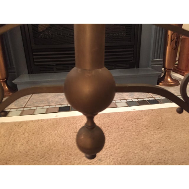 Vintage Ethan Allen Brass Chandelier | Chairish