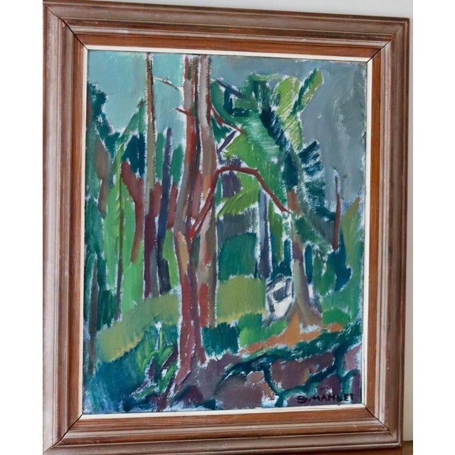 Sven Hamlet, Öjersjö, 1952, Oil on Canvas, Framed For Sale - Image 4 of 10