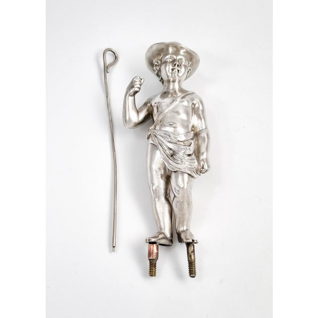 Sterling Silver Shepherd Boy Figure by Barnard, 1860s For Sale - Image 9 of 18