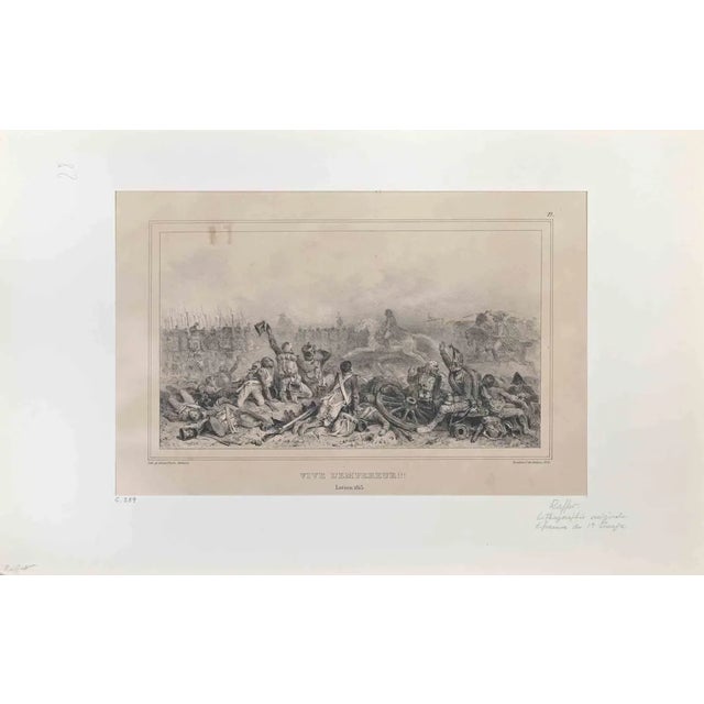 Auguste Raffet, Vive L'Empereur!, Lithograph, 1813 For Sale