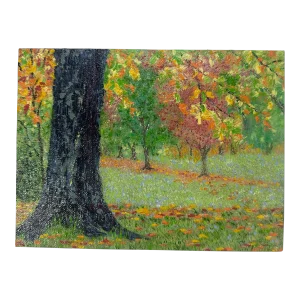 "Fall Is Coming" Contemporary Impressionist Style Landscape Painting by Deb Bossert