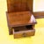 Wood Wooden Polished Mirror with Side Drawers For Sale - Image 7 of 11