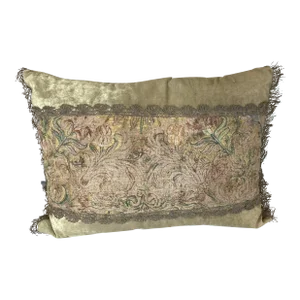 18th Century Embroidered Pillow