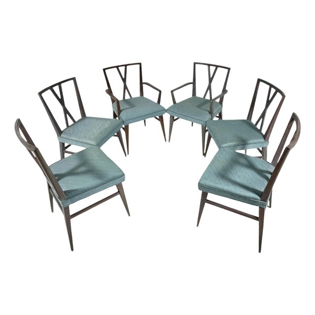 Tommi Parzinger Dining Chairs by Charak Modern (Set of Six) For Sale
