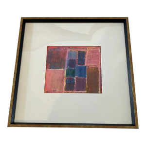 Early Twenty First Century Veronica Benning Abstract Oil Pastel on Acid-Free Paper