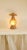 Rattan Lantern Lamp with Glass Globe For Sale - Image 3 of 5