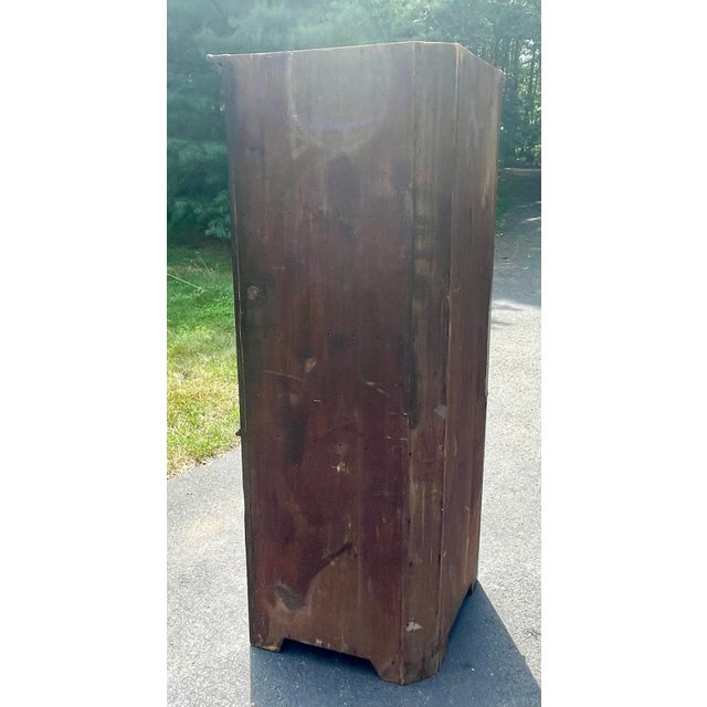 Mid 19th Century 19th-Century Amish Blind Door Pine Corner Cupboard For Sale - Image 5 of 12