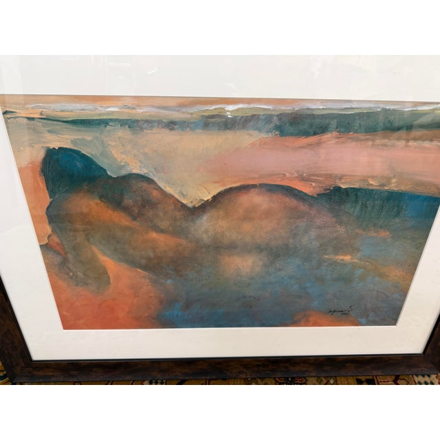 Al Lagunero Awakea Reclining Print, Signed For Sale - Image 9 of 12