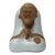 Small Miniature Contemporary Ceramic Damo Bodhidharma Figure For Sale